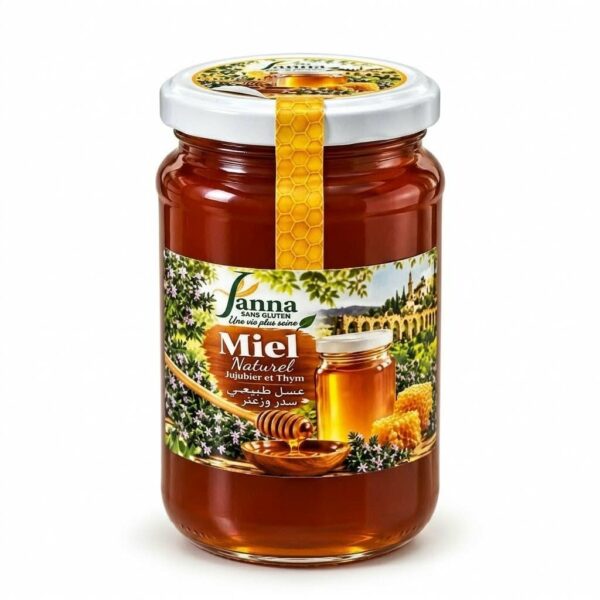 Miel Naturel 450gr Jujubier et Thym
